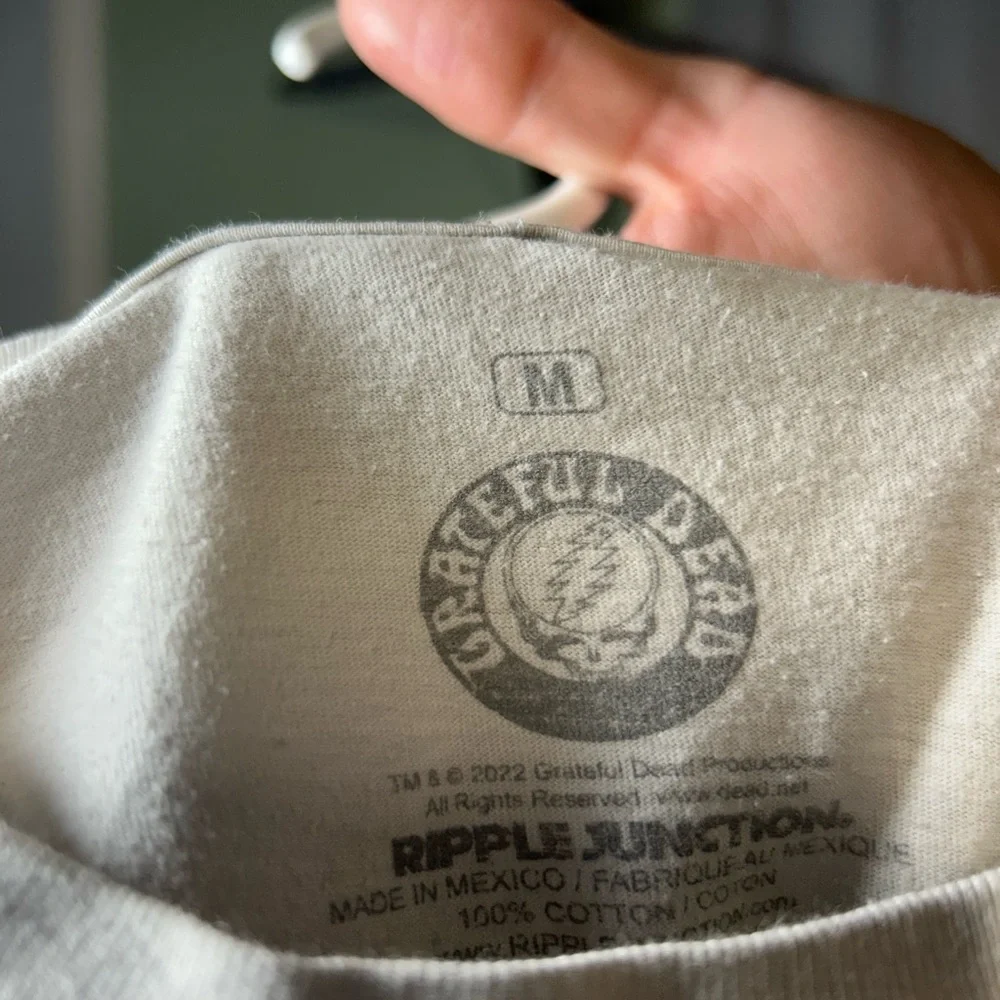 Grateful Dead White Tee with Colorful Dancing Bears - Picture 3 of 4